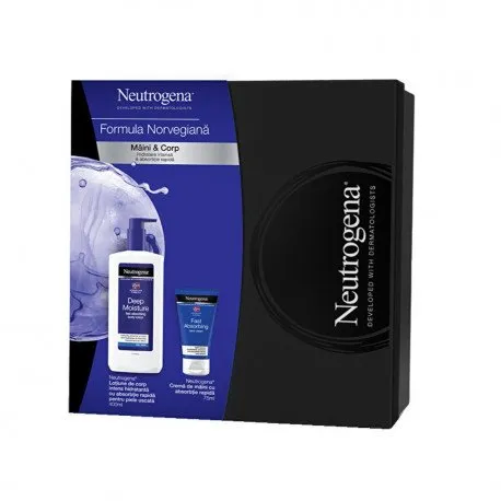 Set cadou Neutrogena Lotiune corp 400 ml + Hand Cream 75 ml