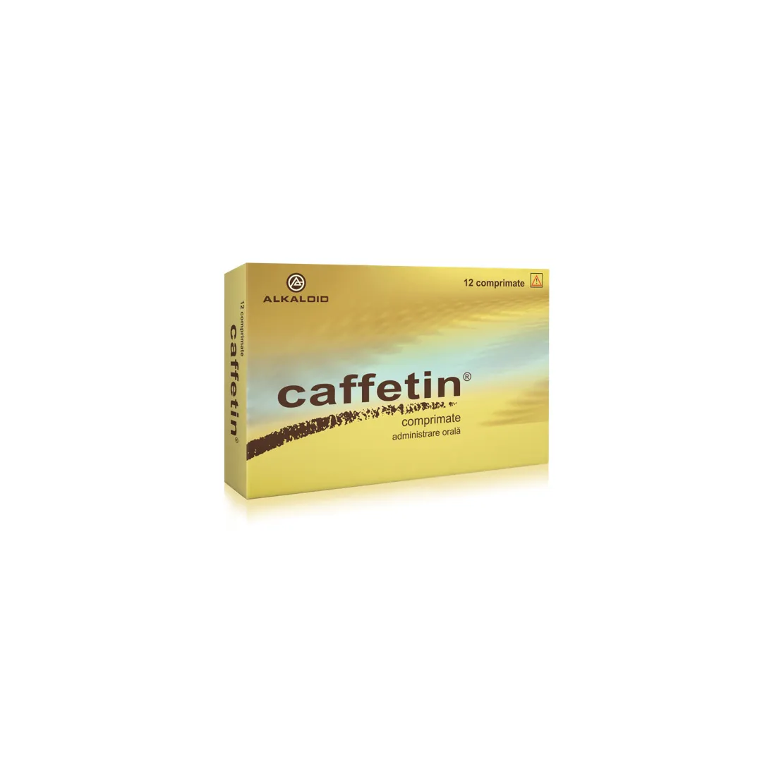Caffetin, 12 comprimate, Alkaloid