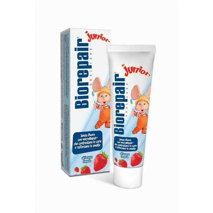 Pasta de dinti Junior cu aroma de capsuni 0-7 ani, 50ml, Biorepair