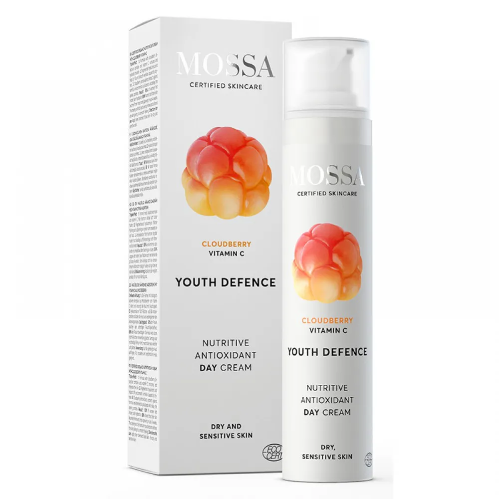 Youth Defence Crema nutritiva antioxidanta de zi (ten uscat) (50 ml), Mossa
