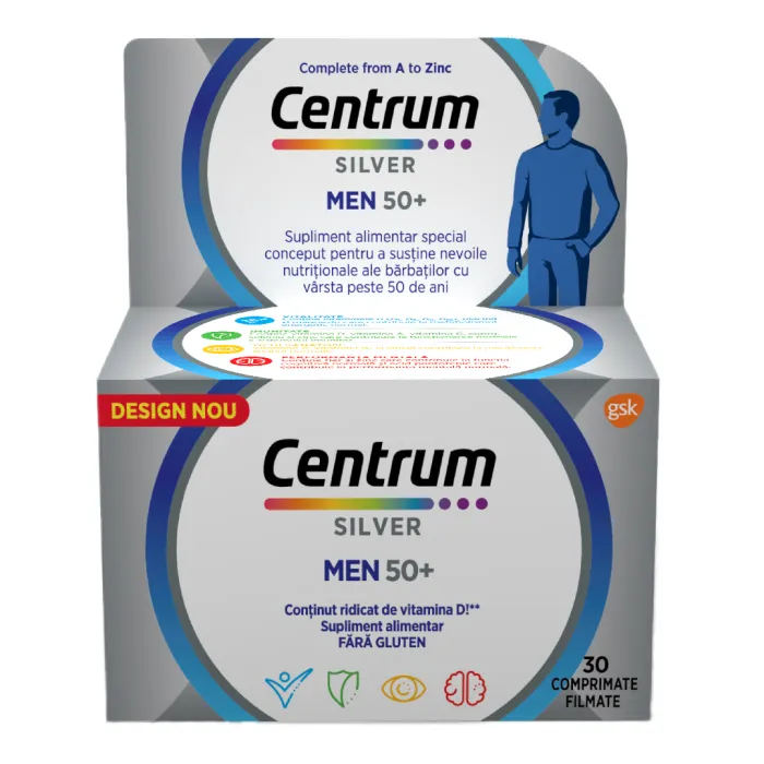 CENTRUM SILVER 50+ BARBATI X 30 CPR CPR  WYETH WHITEHALL EXPORT GMBH