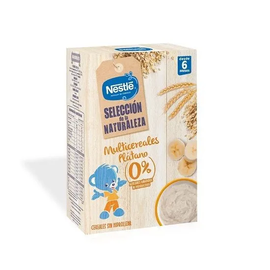 NESTLE NATURE SELECTION MULTICEREALE CU BANANE 270 G