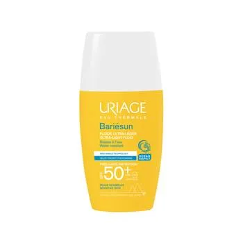 Fluid ultra-lejer protectie solara SPF 50+ Bariesun, 30 ml, Uriage