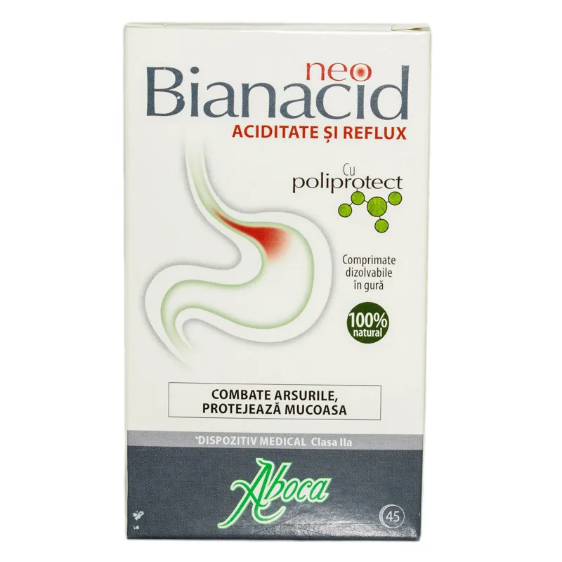 Bianacid ,45 comprimate masticabile