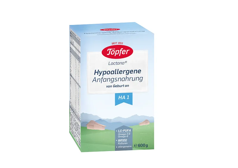TOPFER HA 1, Formula de lapte praf Hipoalergenic Lactana, +0 luni, 600gr