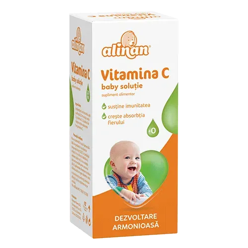 Alinan Vitamina C Baby-solutie x 20ml-Fiterman Pharma RO