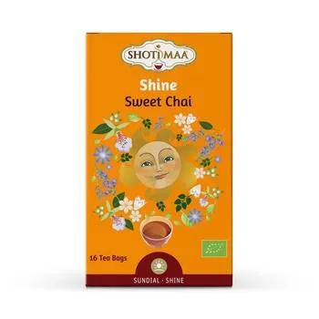 Ceai Sundial Shine Sweet Chai Bio, 16 plicuri, Shoti Maa