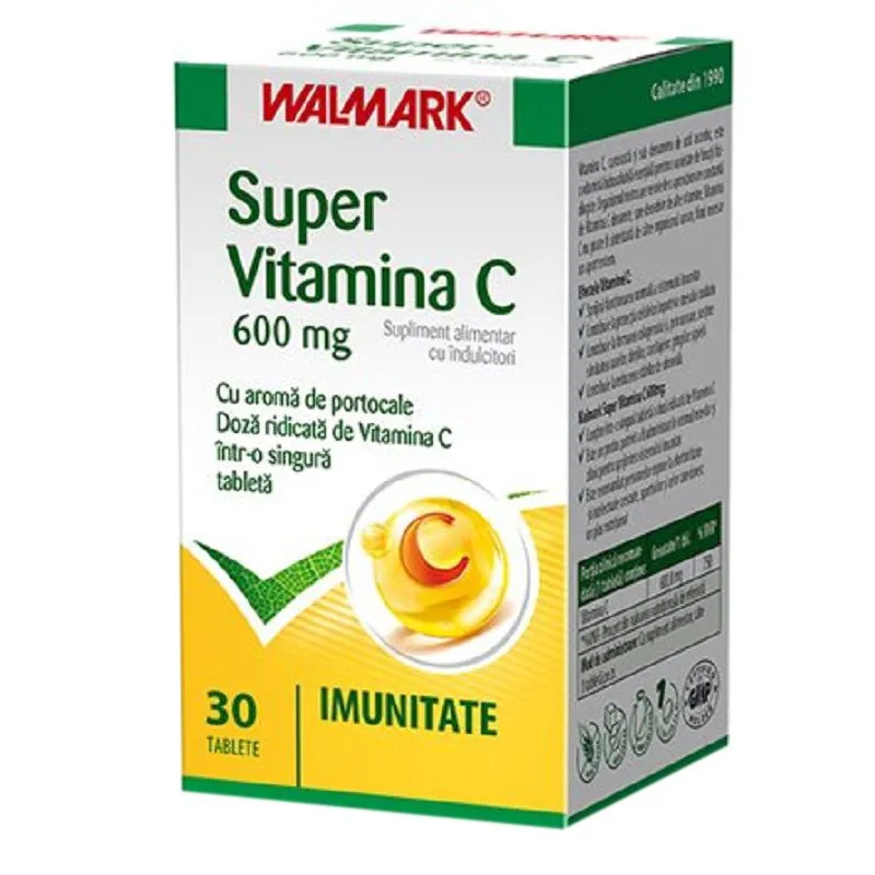 SUPER VITAMINA C X 30 TBL WALMARK
