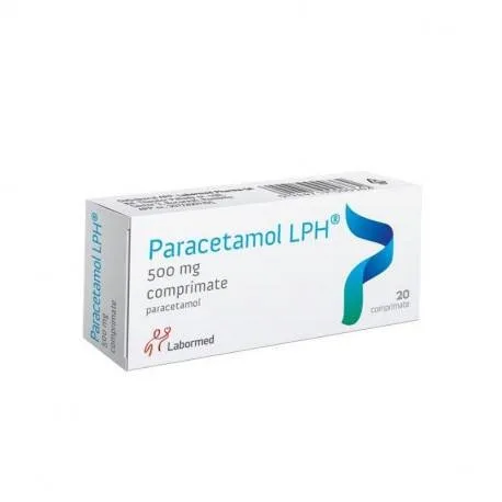 Paracetamol Lph(R) 500 mg, 20 comprimate