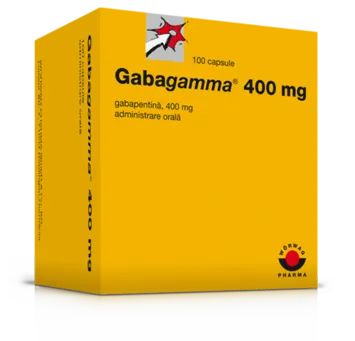 GABAGAMMA 400 mg x 100 CAPS. 400mg WORWAG PHARMA GMBH &