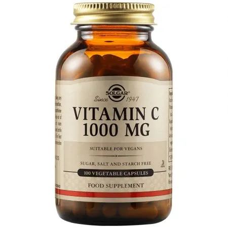 Vitamina C, 1000 mg, 100 capsule, Solgar