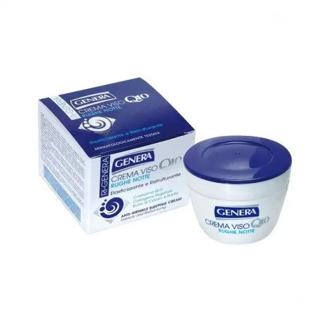 Genera Crema de noapte regeneranta antirid cu Q10, 50ml