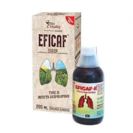 Bio Vitality Eficaf sirop, 200ml