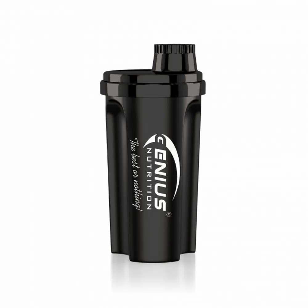 Shaker negru 700 ml, Genius Nutrition