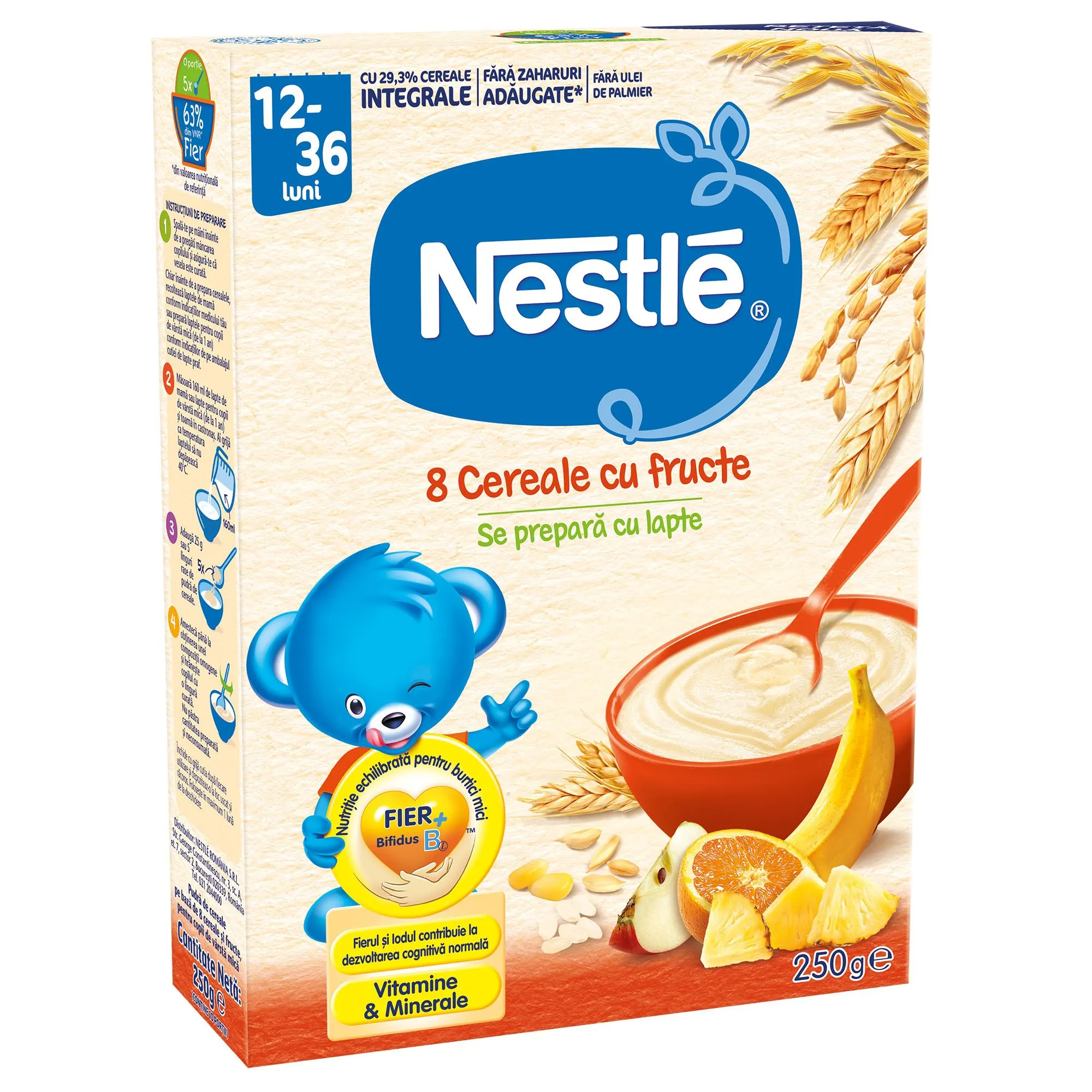 Nestle 8 Cereale Fructe