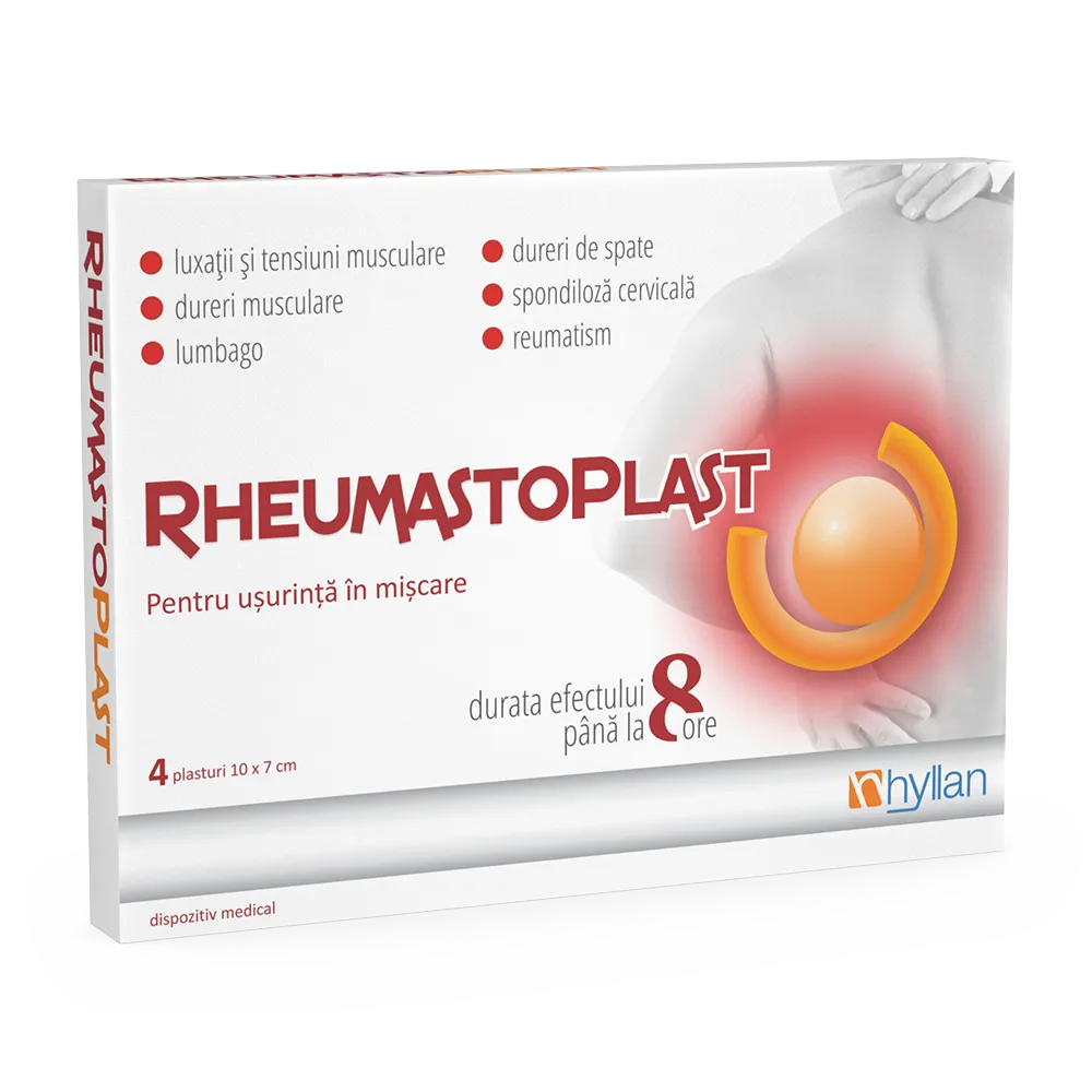 Rheumastoplast 4 plasturi-Hyllan