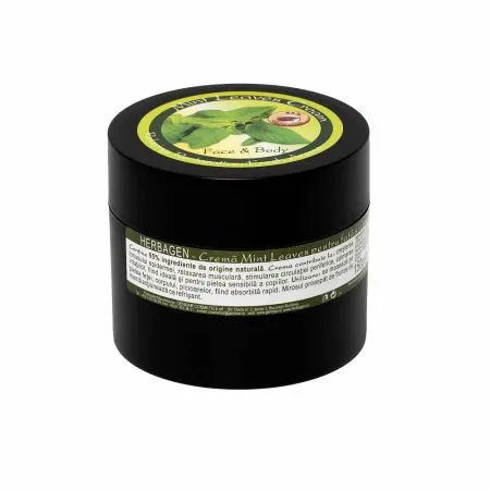 Crema de fata si corp Mint Leaves, 150 ml, Herbagen