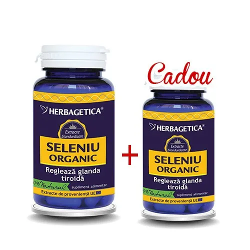 Seleniu organic x 60cps+30 (Herbagetica)