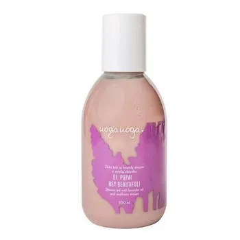 Gel de dus vegan cu ulei de lavanda si extract de zmeura Hey Beautiful, 250ml, Uoga Uoga