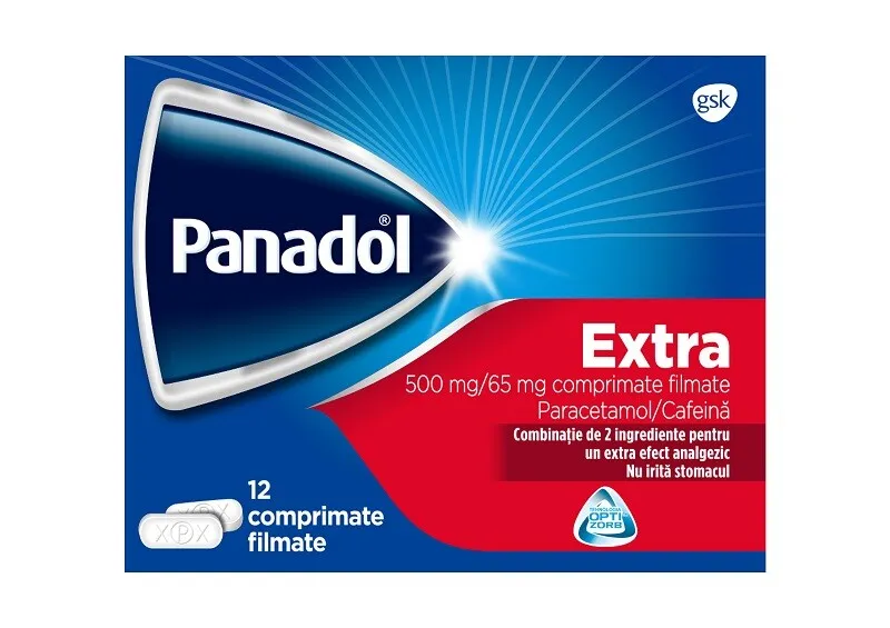PANADOL EXTRA 500 mg/65 mg x 12