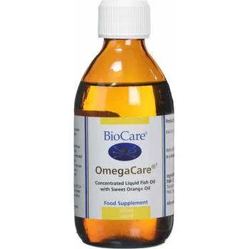 Ulei de peste cu portocala OmegaCare, 225ml, BioCare