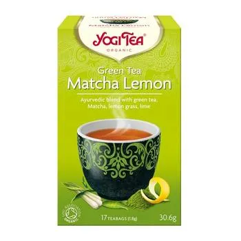 Ceai verde din matcha cu lamaie, 17 plicuri, Yogi Tea