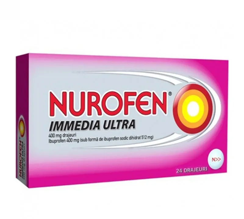 Nurofen Immedia Ultra 400mg ,24drajeuri