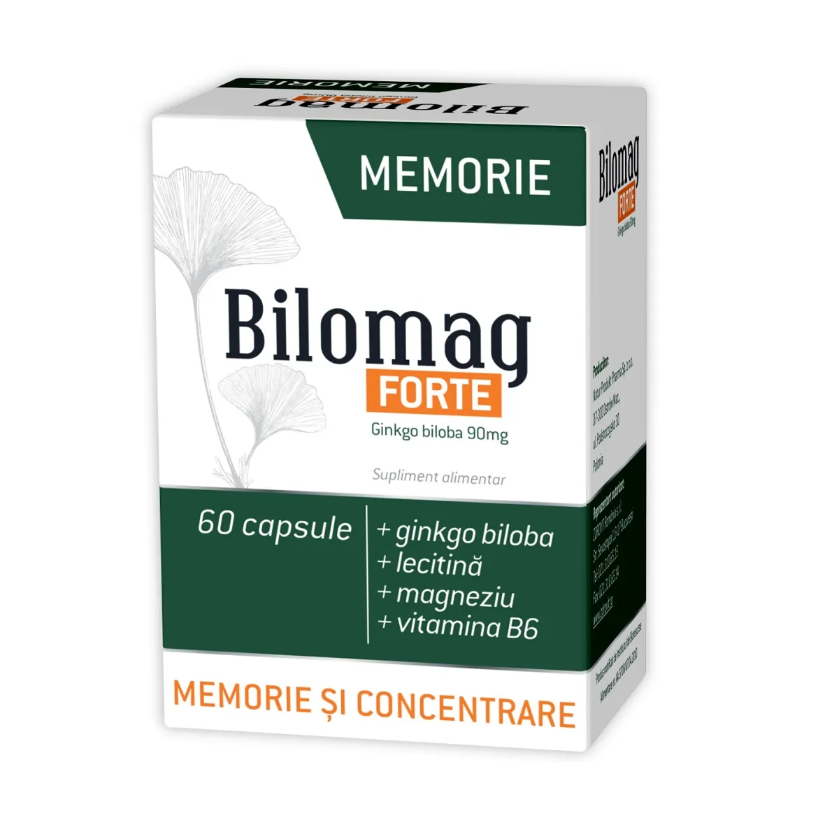 Bilomag Forte Memorie 60 capsule