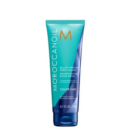 Sampone pentru par blond Blonde Perfecting Purpl, 200 ml, Moroccanoil