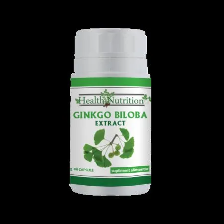 Ginko Biloba Extract, 60 tablete, Health Nutrition