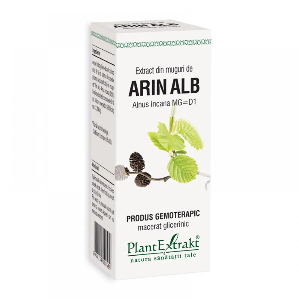 Extract din muguri de arin alb - Alnus Incana MG=D1 (50 ml), Plantextrakt