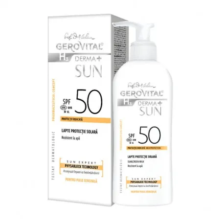 46760 GH3 Derma+ Sun - Lapte protectie solara SPF 50, 150 ml