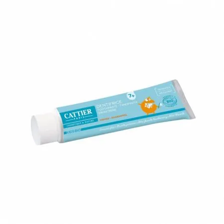 Pasta de dinti Bio pentru copii cu portocale, +7 ani, 50 ml, Cattier