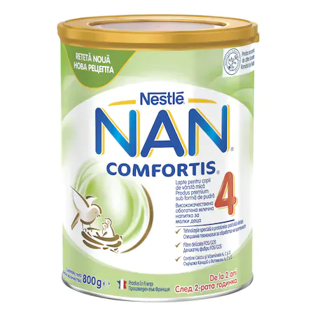 Nestle NAN COMFORTIS 4, Lapte praf pentru copii de la 2 ani, 800 grame