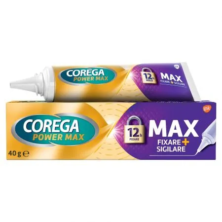 Crema adeziva pentru proteza dentara Max Sigilare Corega, 40 g, Gsk