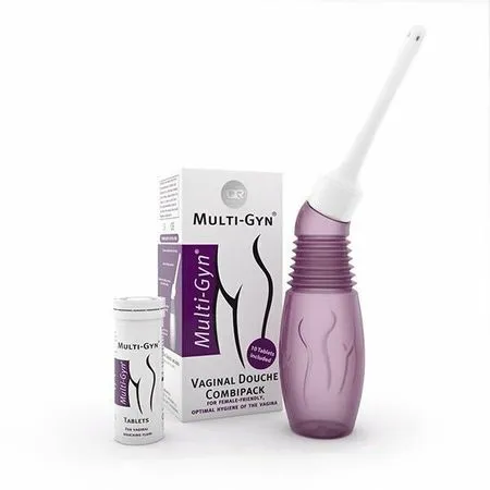 Irigator vaginal si tablete efervescente pentru igiena vaginală Multi-Gyn, Bioclin