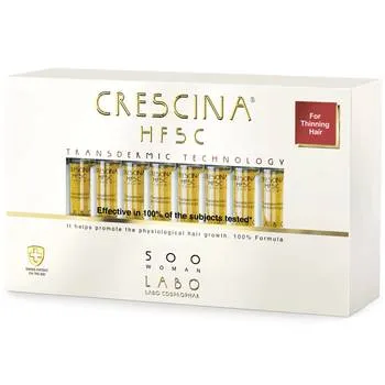 Tratament pentru par Crescina HFSC Transdermic 500 Woman, 20 fiole, Labo