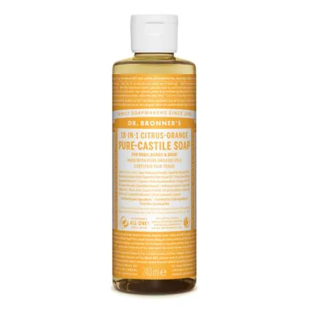 Sapun magic lichid 18 in 1 cu citrice, 240 ml, Dr. Bronner's
