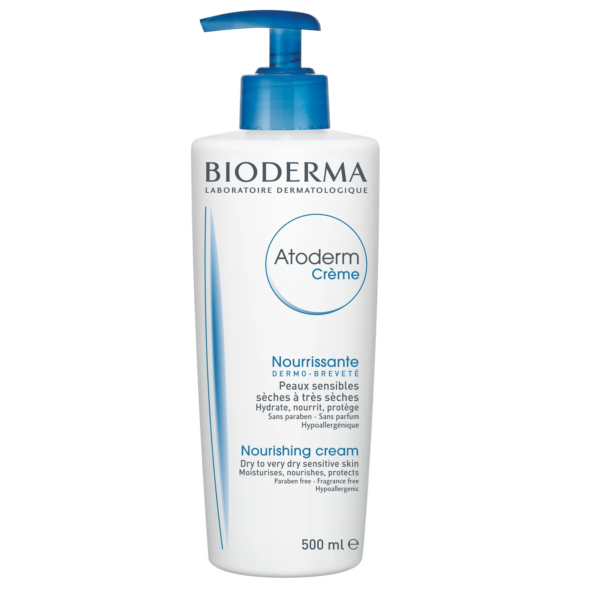 BIODERMA Crema fara parfum Atoderm, 500 ml, Bioderma