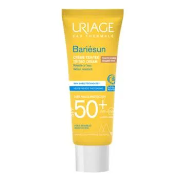 Crema colorata pentru protectie solara cu SPF50+ Bariesun Nuanta Gold, 50ml, Uriage