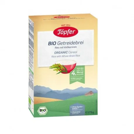 TOPFER Cereale Bio Orez integral, 4 luni, 175 g