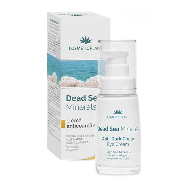 Crema anticearcan cu minerale de la Marea Moarta Dead Sea Minerals, 30 ml, Cosmetic Plant