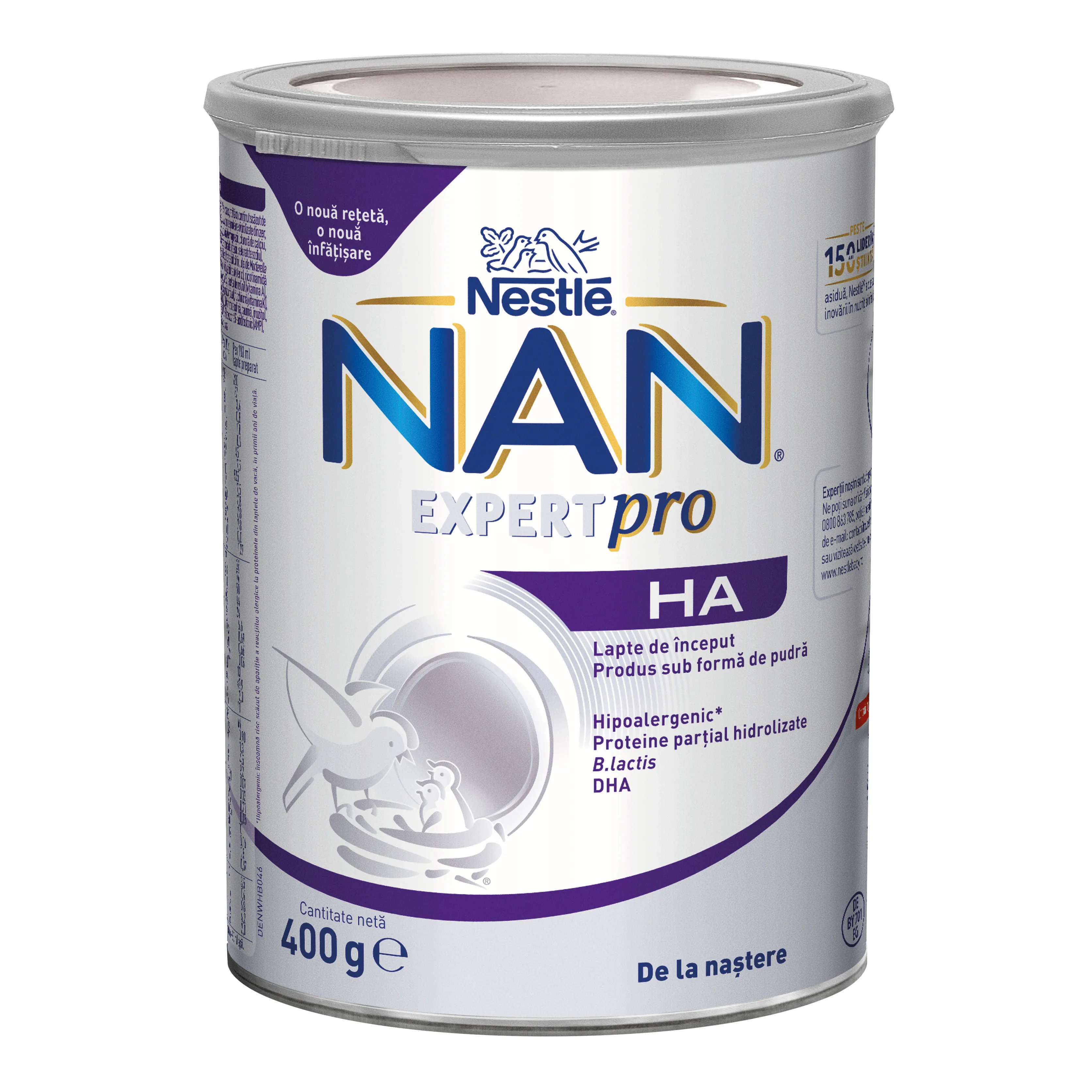 Nan-HA, formula de lapte praf hipoalergenic, de la nastere x 400 grame