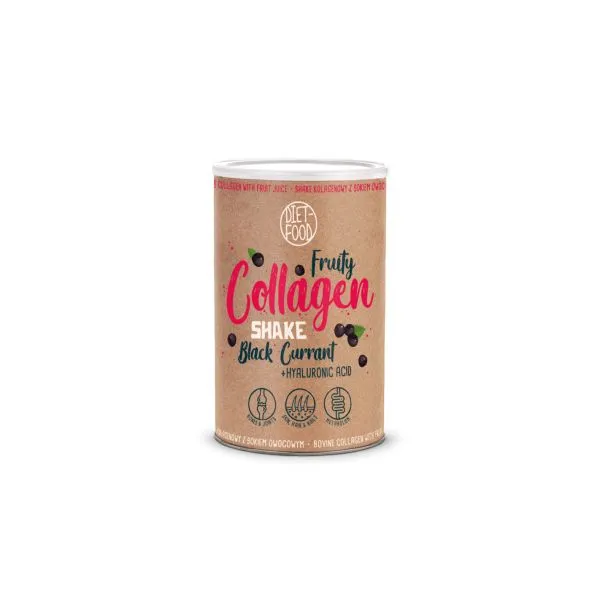 Shake fruity colagen, coacaze negre, 300 g, Diet-Food