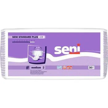 Scutece Standard Plus Medium, 30 bucati, Seni