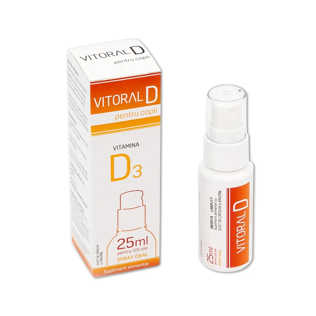 VITORAL D SPRAY ORAL PENTRU COPII X 25 ML