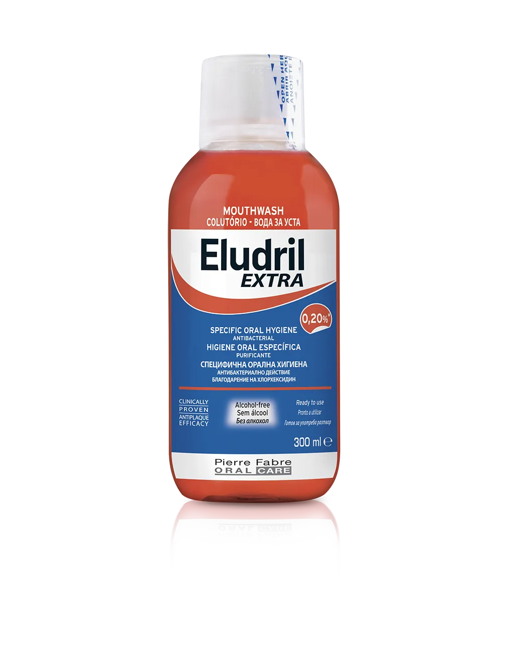Apa de gura Eludril Extra, 300 ml, Pierre Fabre