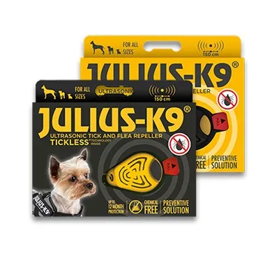 Dispozitiv electronic impotriva capuselor si puricilor Tickless Julius K9-101