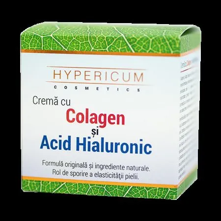Crema cu colagen si acid hialuronic, 40 ml, Hypericum