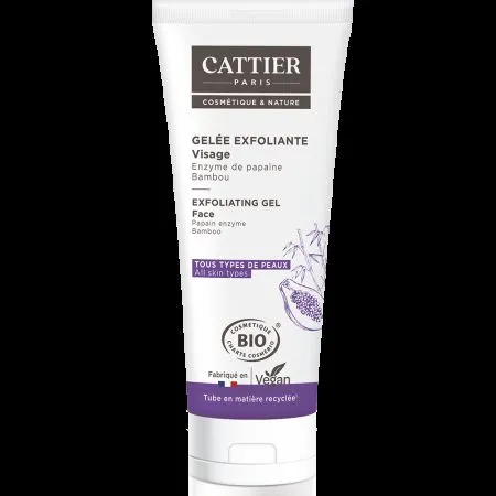 Gel exfoliant pentru curatarea tuturor tipurilor de ten, 75 ml, Cattier